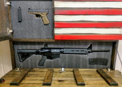 Rifle Storage Cabinet Hidden Gun Concealment Furniture Hidden Guns Bench Firearm 
